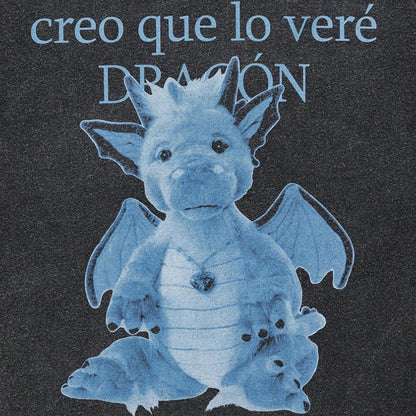 Y2k Loose Baby Dragon Graphic T-shirt