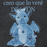 Y2k Loose Baby Dragon Graphic T-shirt
