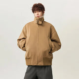 Winter Padded Fur Collar Belt Woolen Jacket