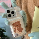 Front view of the white Teddy Bear Night Case 