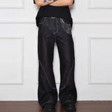 Vintage Gothic Jacquard Printed Cool Jeans