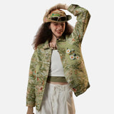 Floral Daisy Print Jacket