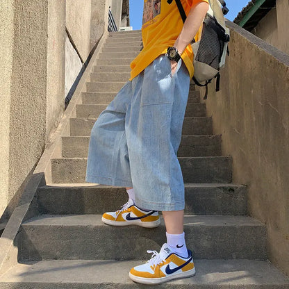 Women Streetwear Comfort Versatile Loose Fit Jorts
