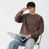 Streetwear Distressed Crew Neck Sweatshirt