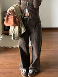 Vintage Maillard Japanese Style Baggy Denim Jeans