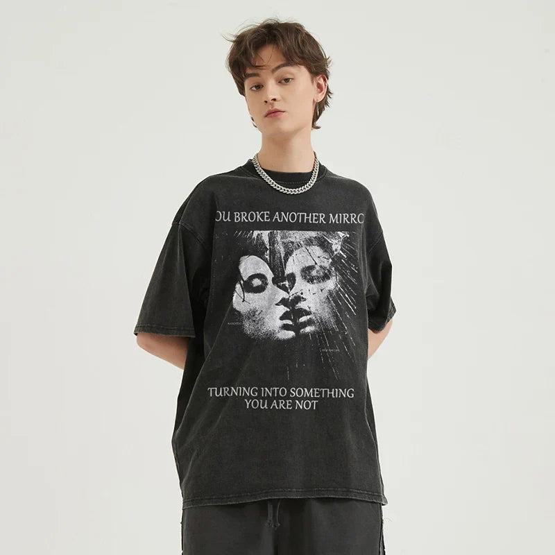 Vintage Graphic Mirror T-shirt