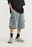 Vintage Denim Cargo Jorts