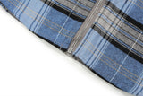 Striped Plaid Long Sleeve Hoodie