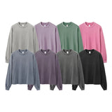 Long-sleeved Solid Color Oversized T-Shirt