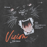 Retro Panther Washed Graphic T-shirt