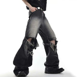 Vintage American Style Micro Flared Jeans