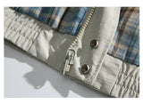 Autumn Plaid Casual Double Face Windbreaker Jacket