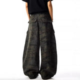 American Style Multi-Pocket Straight Leg Jeans