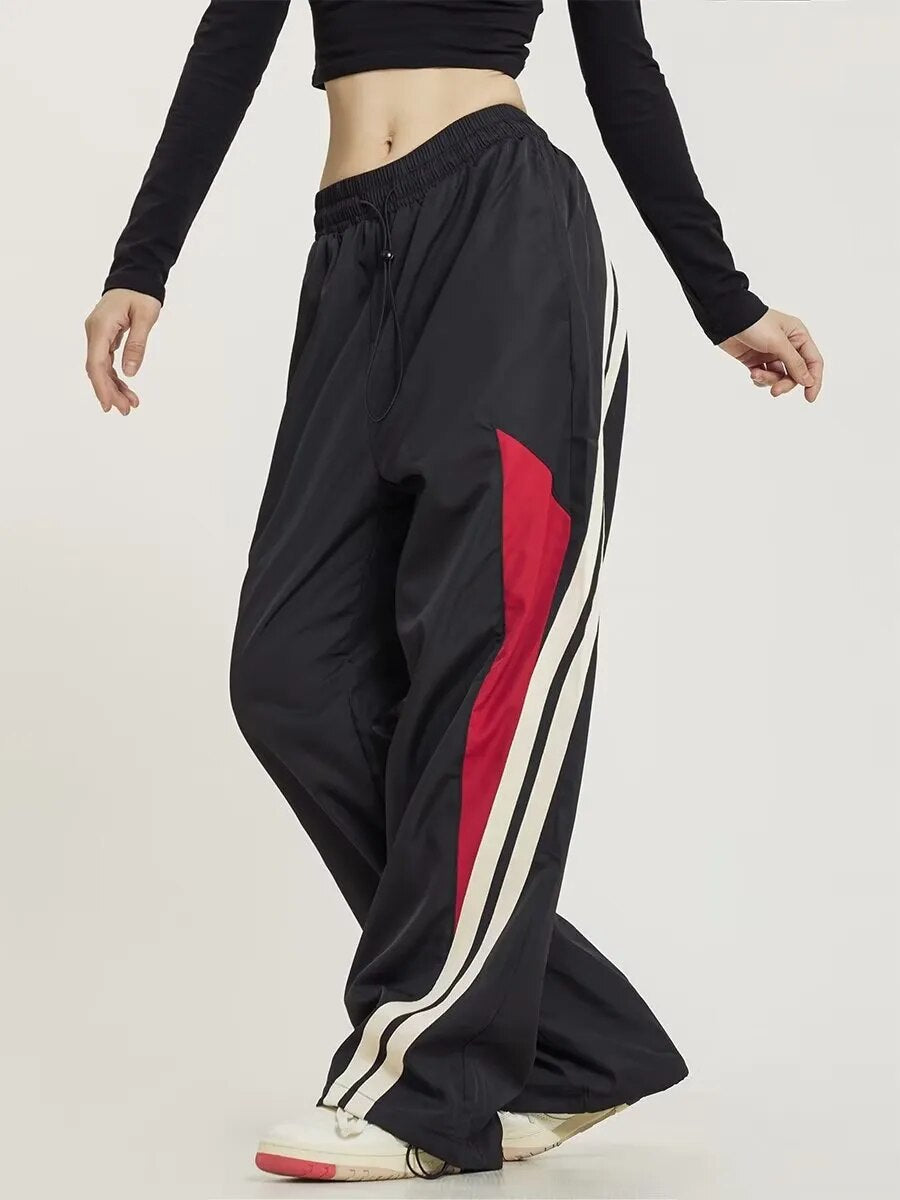 Y2K Oversized Striped Joggers