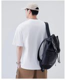 Versatile Heavyweight Henley Neck T-Shirt