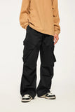 Pleated Baggy Cargo Pants