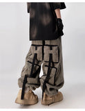 Work & Play Baggy Wide Leg Denim Jeans