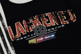 Cozy Distressed Patchwork Fleece Crew Sweatshirt