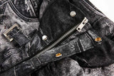 Minimalist Graffiti Printed Loose Hip Hop Jacket