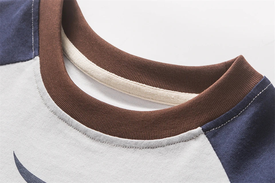 Patchwork Sports Athletic T-shirt