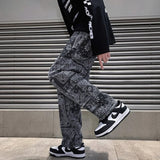 Bandana Printed Wide Leg Pants