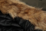 Retro Thick Quilted Fur Collar Jacket