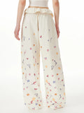 Breathable Streetwear Hit Color Loose Pants