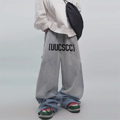 Streetwear Baggy Punk Hip Hop Denim Jeans
