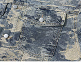 Vintage Distressed Denim Jacket
