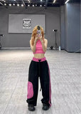 Streetwear High Waist Wide Leg Jogger
