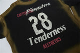 Flattering Tie Dye Distressed Knit Casual Sweater