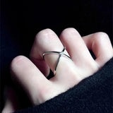 Elegant Galaxy Cross Star Open Ring