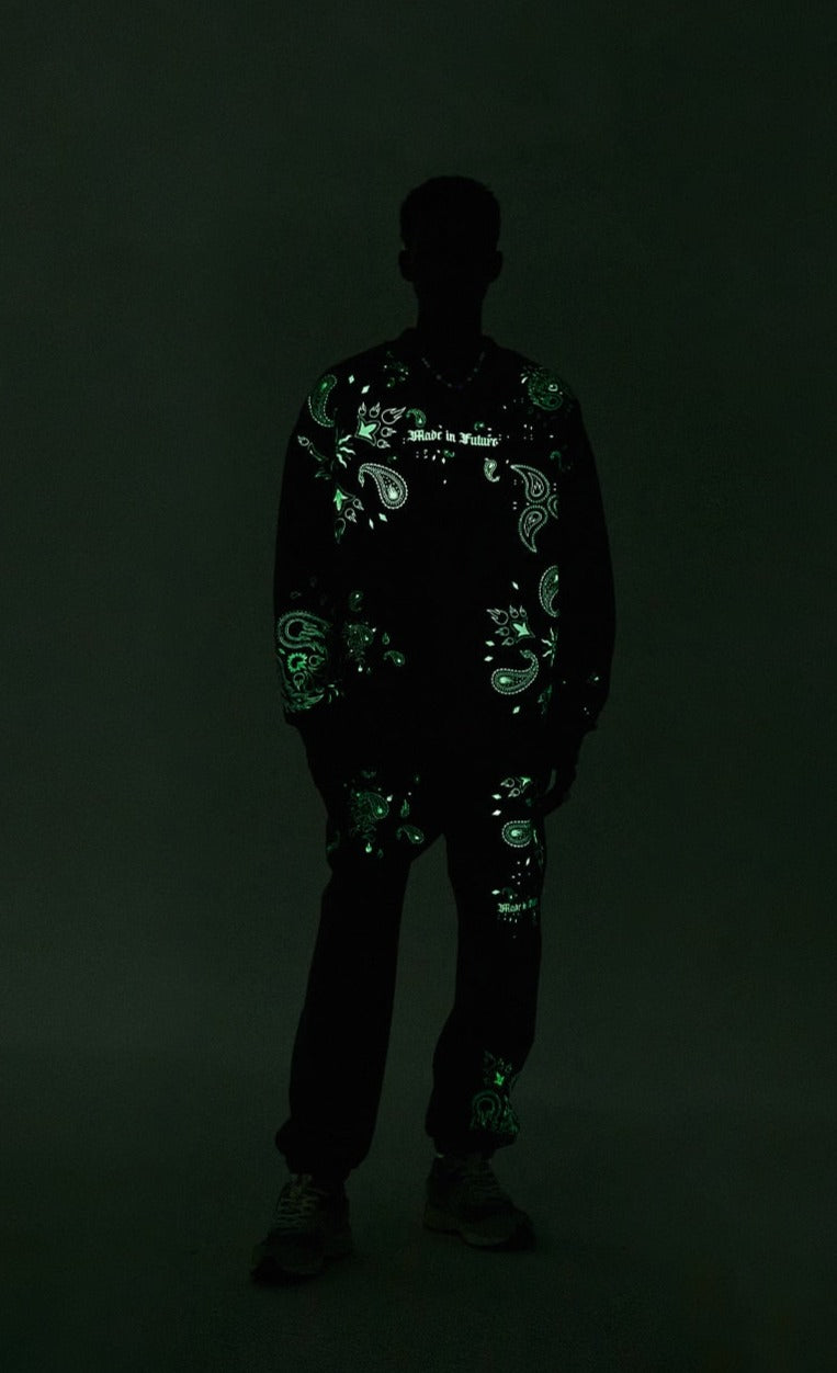 Luminous Paisley Sweatshirt