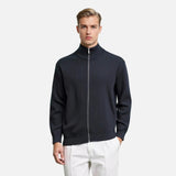 Retro Knitted Stand Collar Classic Cardigan