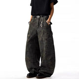 American Style Multi-Pocket Straight Leg Jeans