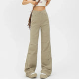 Classic American Gothic Style Flare Jeans