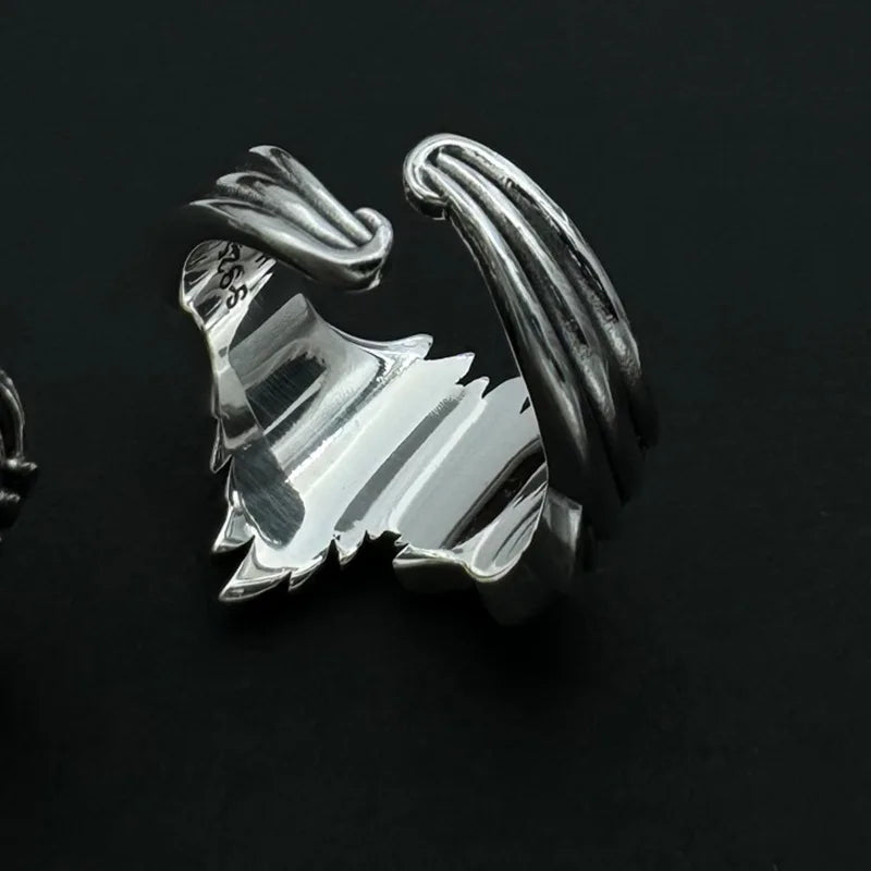 Vintage Punk Thai Silver Adjustable Ring