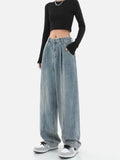 Wide Leg Baggy Denim Pants