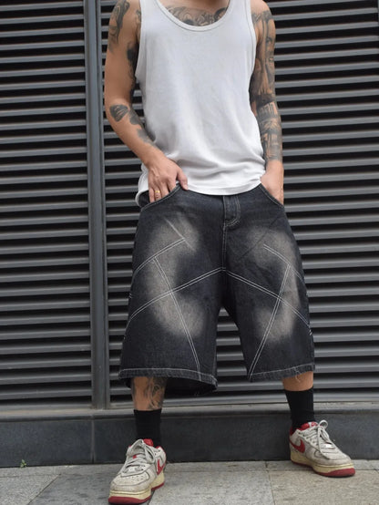 Y2k Baggy Reverse Washed Jorts