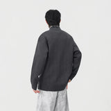 Essential Solid Color Mock Neck Jumper Sweater