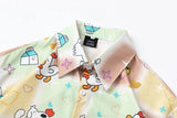 Y2K Vibrant Elevated Graphic Button-Up Shirt