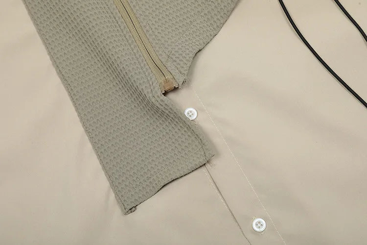 Y2k Loose Patchwork Shirt