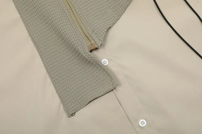 Y2k Loose Patchwork Shirt
