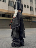 Vintage Streetwear Cool Waif Ripped Denim Jeans