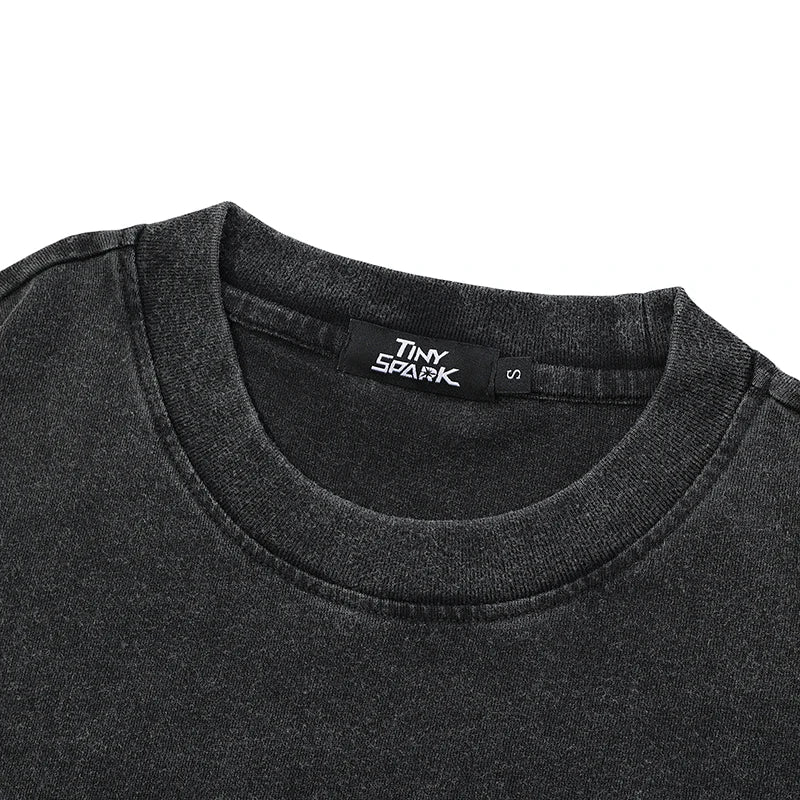 Blurring Girl Print T-shirt