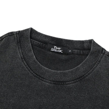 Blurring Girl Print T-shirt