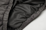 Loose Star Embroidery Puffer Jacket
