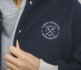 Women Color Blocking Embroidered Baseball Jacket