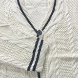 Y2K Vintage Cable-Knit Sweater