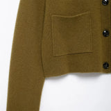 American Style Vintage Long-Sleeved Cardigan